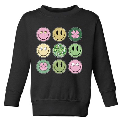 Disco Emoji St Patrick Day Cute Toddler Sweatshirt