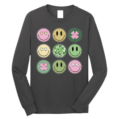 Disco Emoji St Patrick Day Cute Long Sleeve Shirt