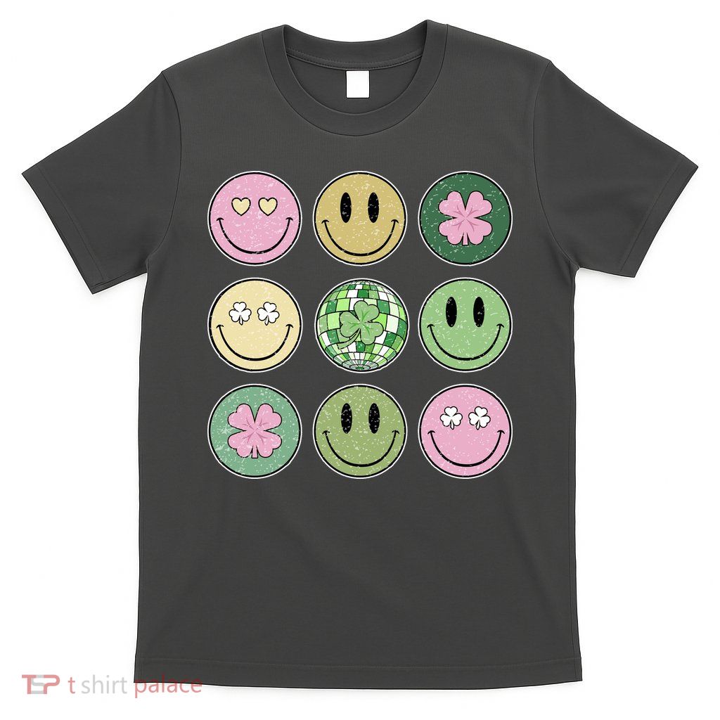 Disco Emoji St Patrick Day Cute T-Shirt