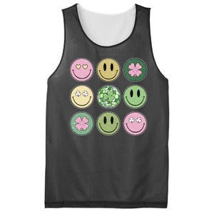 Disco Emoji St Patrick Day Cute Mesh Reversible Basketball Jersey Tank