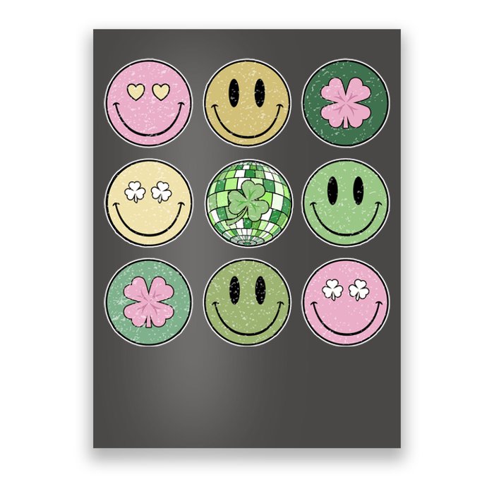 Disco Emoji St Patrick Day Cute Poster