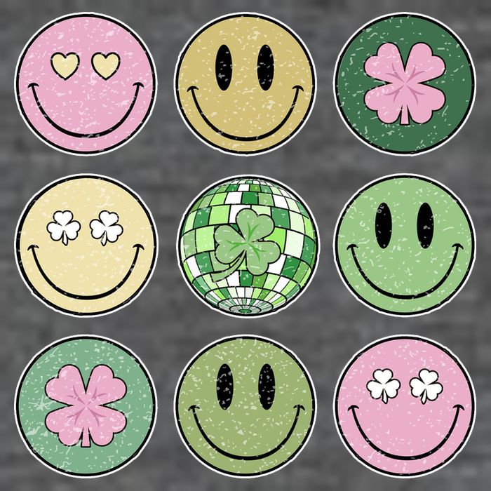 Disco Emoji St Patrick Day Cute Poster
