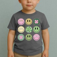 Disco Emoji St Patrick Day Cute Toddler T-Shirt