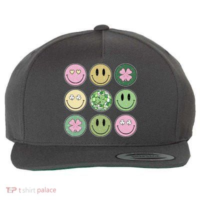 Disco Emoji St Patrick Day Cute Wool Snapback Cap