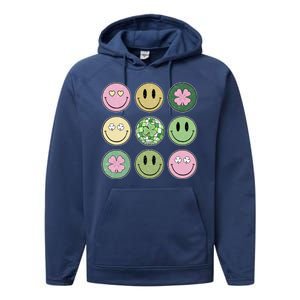 Disco Emoji St Patrick Day Cute Performance Fleece Hoodie