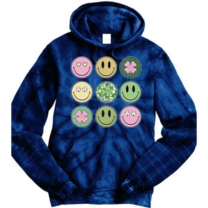 Disco Emoji St Patrick Day Cute Tie Dye Hoodie