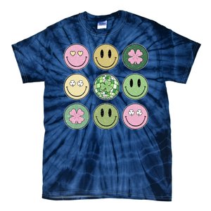 Disco Emoji St Patrick Day Cute Tie-Dye T-Shirt