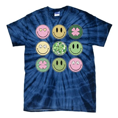 Disco Emoji St Patrick Day Cute Tie-Dye T-Shirt