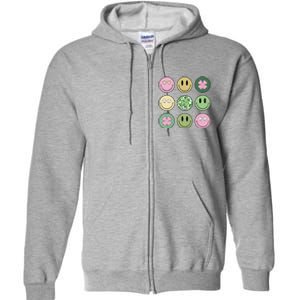 Disco Emoji St Patrick Day Cute Full Zip Hoodie