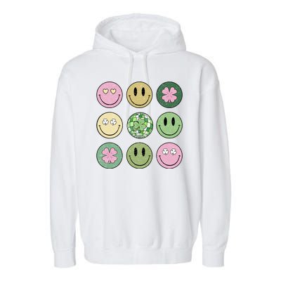 Disco Emoji St Patrick Day Cute Garment-Dyed Fleece Hoodie