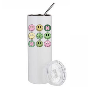 Disco Emoji St Patrick Day Cute Stainless Steel Tumbler