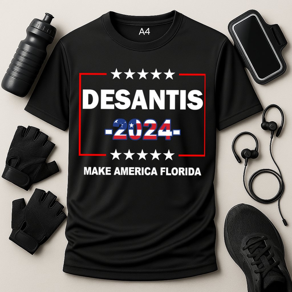 Desaints Make America Florida Cooling Performance Crew T-Shirt