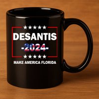 Desaints Make America Florida 11oz C Handle Ceramic Mug