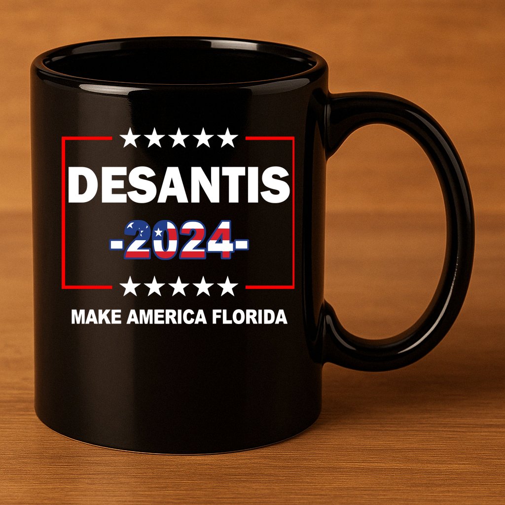 Desaints Make America Florida 11oz C Handle Ceramic Mug