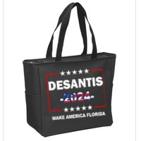 Desaints Make America Florida Zip Tote Bag