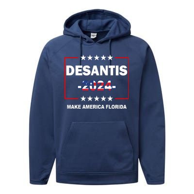 Desaints Make America Florida Performance Fleece Hoodie