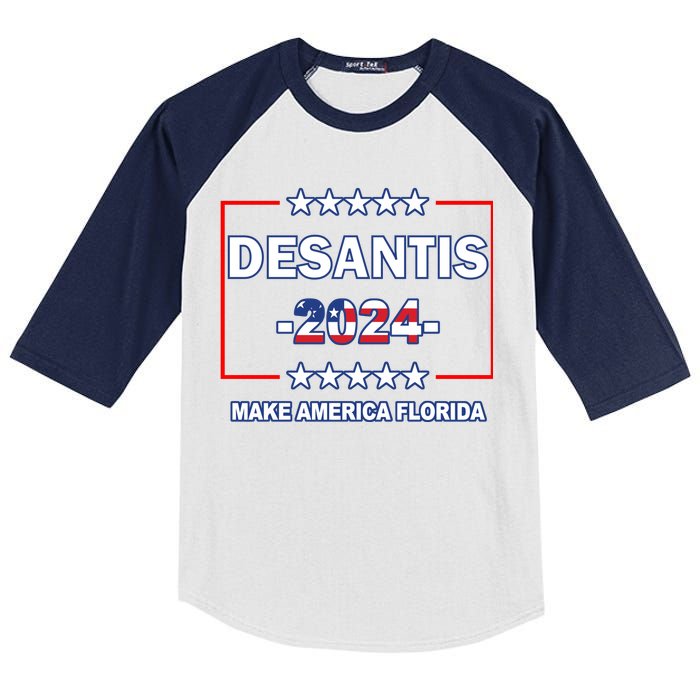 Desaints Make America Florida Kids Colorblock Raglan Jersey