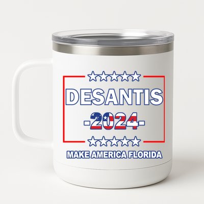 Desaints Make America Florida 12 oz Stainless Steel Tumbler Cup