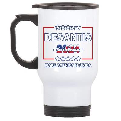 Desaints Make America Florida Stainless Steel Travel Mug