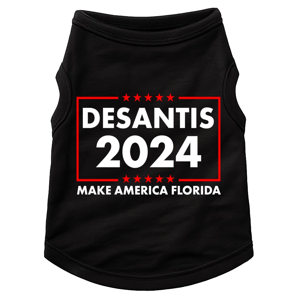 Desantis 2024 Make America Florida Election Logo Doggie Tank