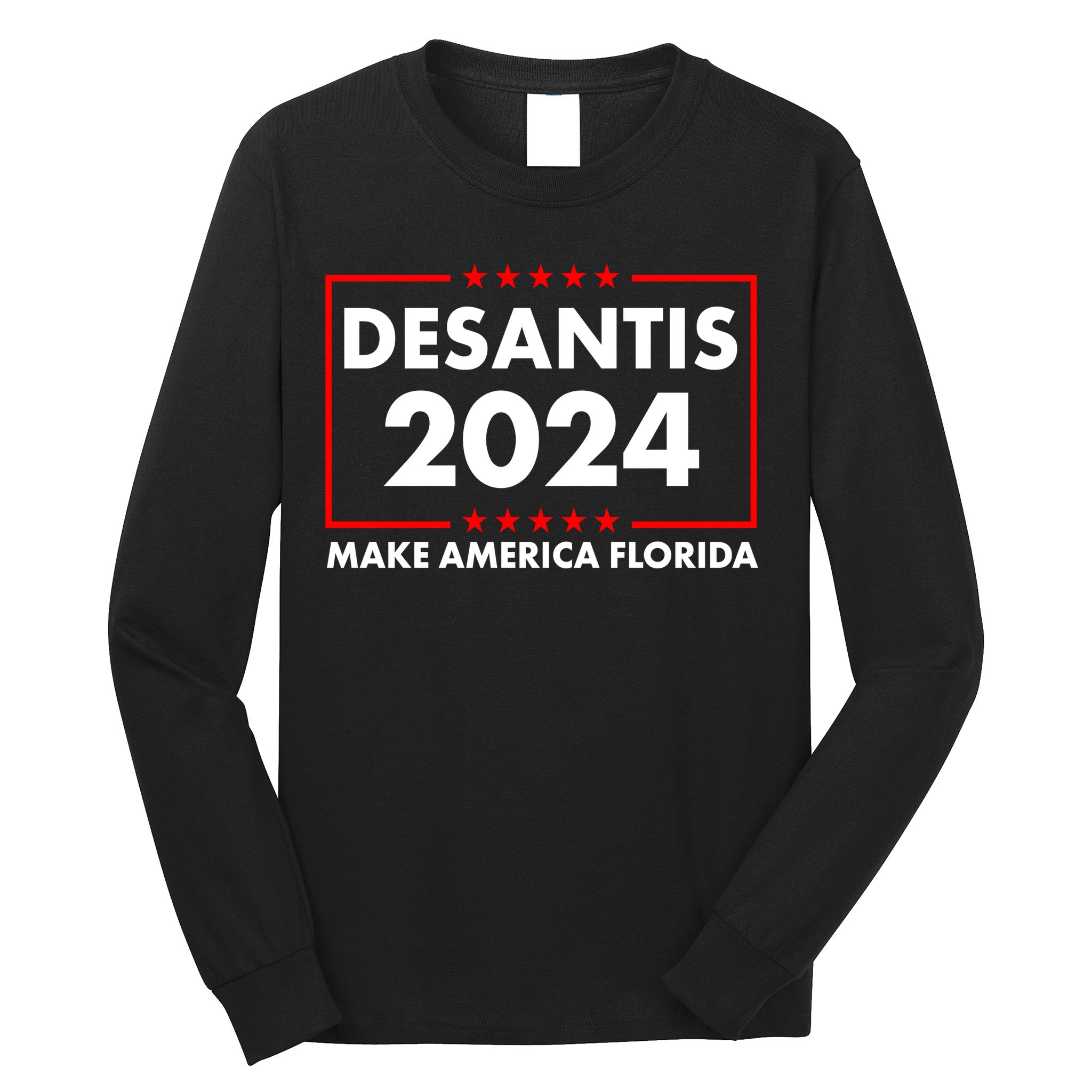 Desantis 2024 Make America Florida Election Logo Long Sleeve Shirt