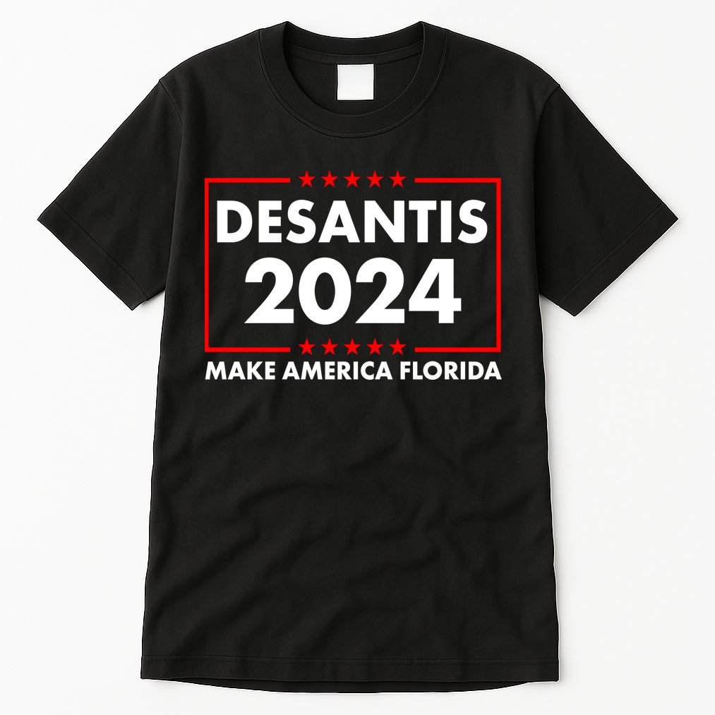 Desantis 2024 Make America Florida Election Logo Tall T-Shirt