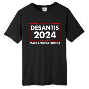 Desantis 2024 Make America Florida Election Logo Tall Fusion ChromaSoft Performance T-Shirt