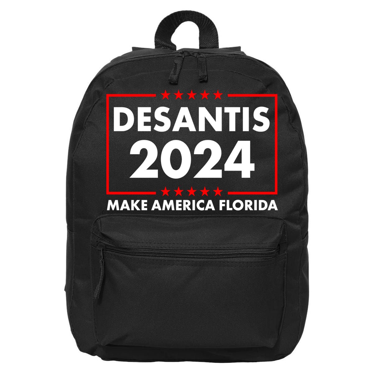 Desantis 2024 Make America Florida Election Logo 16 in Basic Backpack