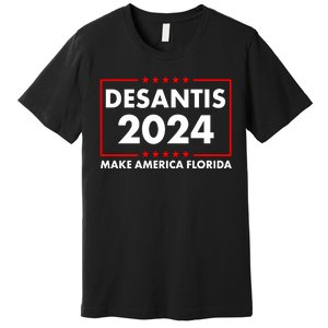 Desantis 2024 Make America Florida Election Logo Premium T-Shirt