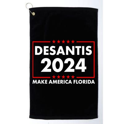 Desantis 2024 Make America Florida Election Logo Golf Towel