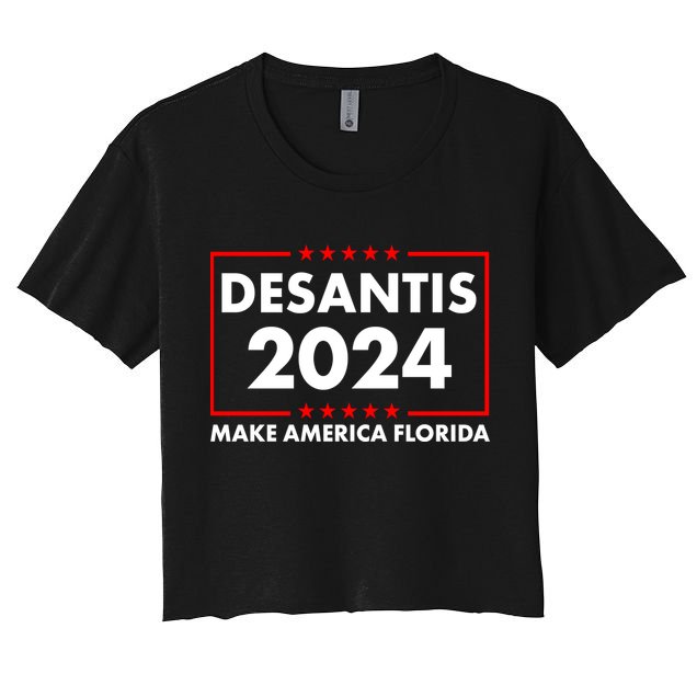 Desantis 2024 Make America Florida Election Logo Crop Top