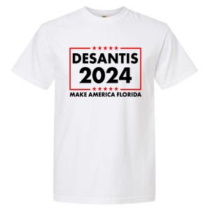 Desantis 2024 Make America Florida Election Logo Garment-Dyed Heavyweight T-Shirt