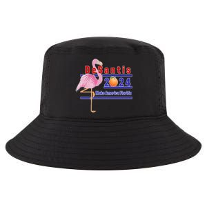 DeSantis 2024 Make America Florida Flamingo Cool Comfort Performance Bucket Hat