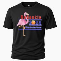 DeSantis 2024 Make America Florida Flamingo Cooling Performance Crew T-Shirt
