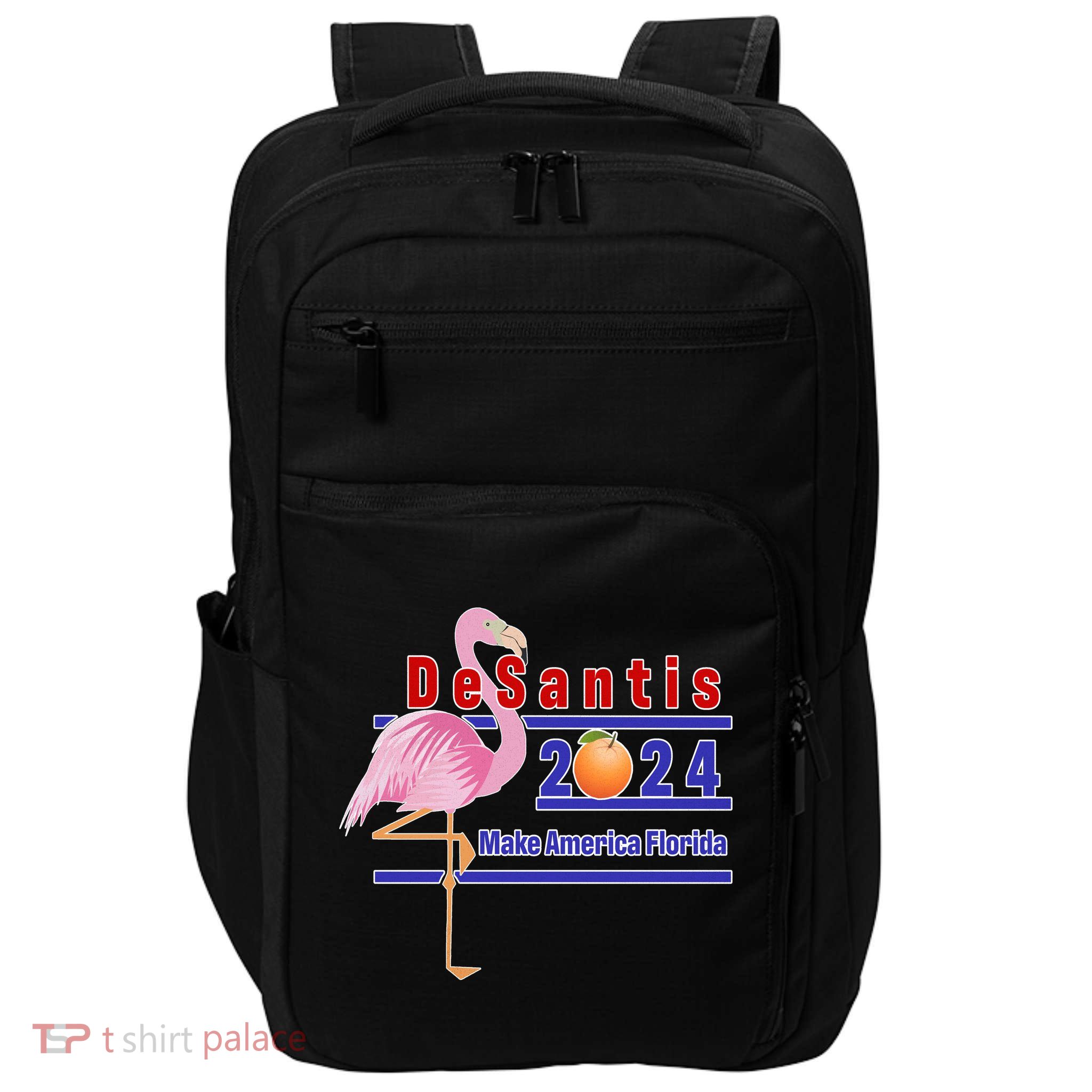 DeSantis 2024 Make America Florida Flamingo Impact Tech Backpack