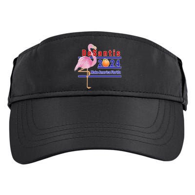DeSantis 2024 Make America Florida Flamingo Adult Drive Performance Visor