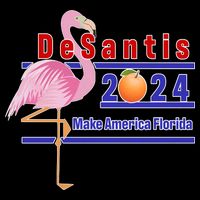 DeSantis 2024 Make America Florida Flamingo 16 in Basic Backpack