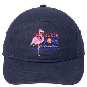 DeSantis 2024 Make America Florida Flamingo 7-Panel Snapback Hat