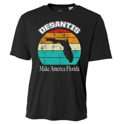 Desantis Make America Florida Again Vintage Cooling Performance Crew T-Shirt