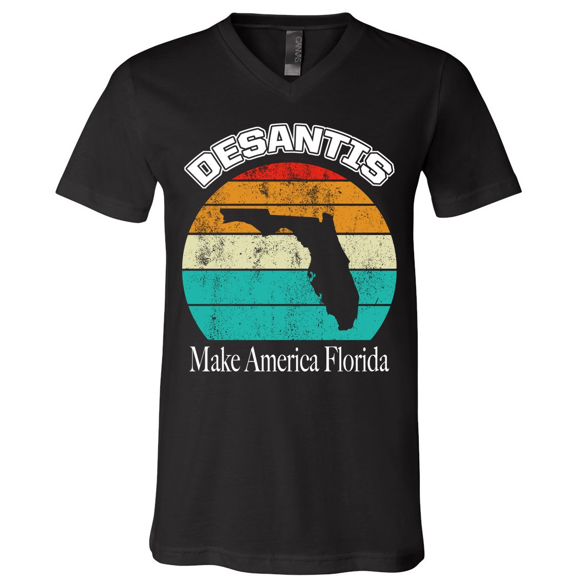 Desantis Make America Florida Again Vintage V-Neck T-Shirt