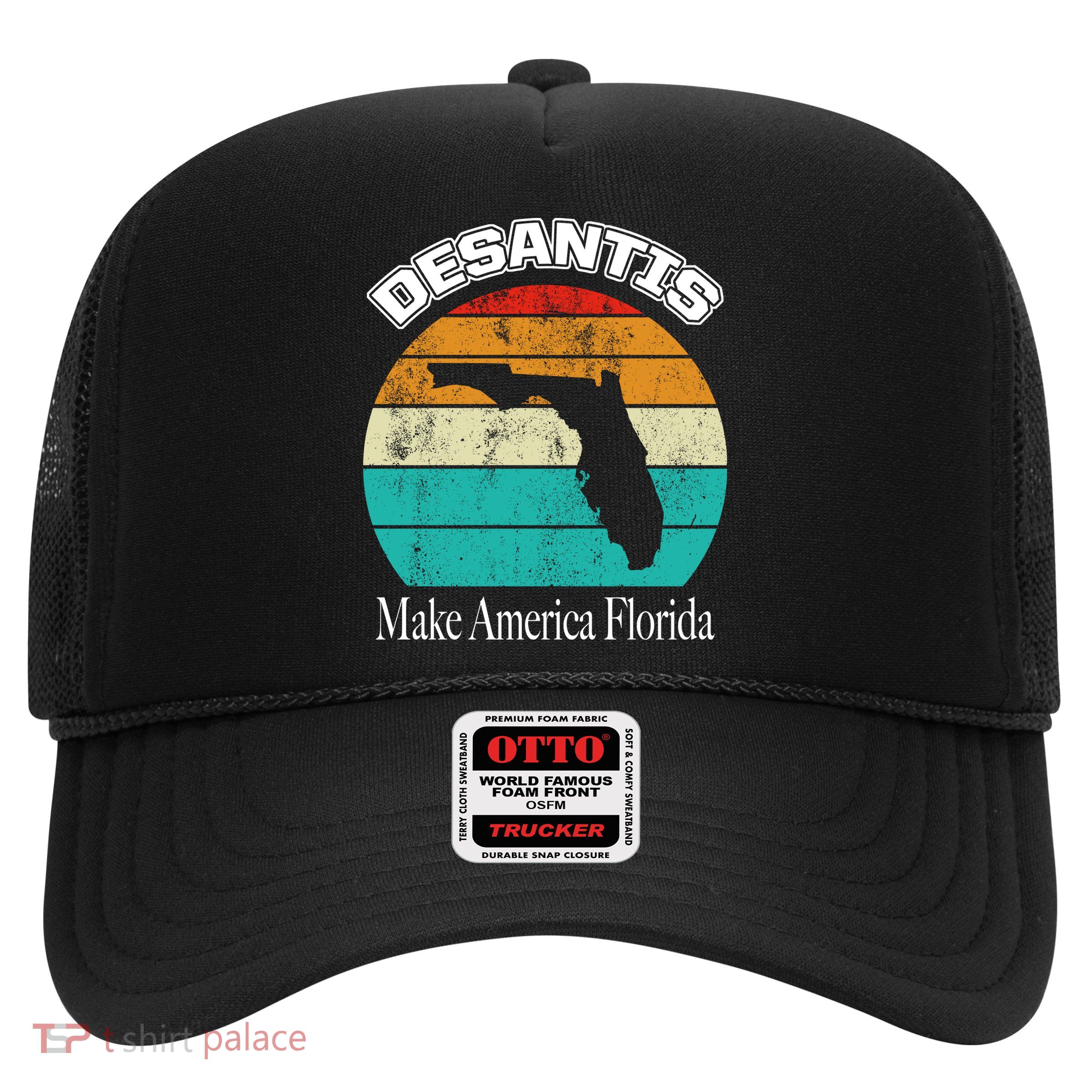 Desantis Make America Florida Again Vintage Trucker Hat