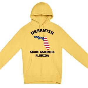 Desantis Make America Florida USA Premium Pullover Hoodie