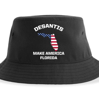 Desantis Make America Florida USA Sustainable Bucket Hat