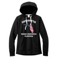 Desantis Make America Florida USA Women's Fleece Hoodie