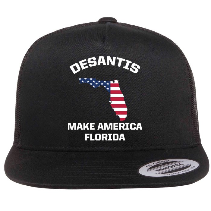 Desantis Make America Florida USA Flatbill Hat
