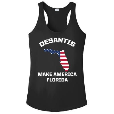 Desantis Make America Florida USA Ladies PosiCharge Competitor Racerback Tank