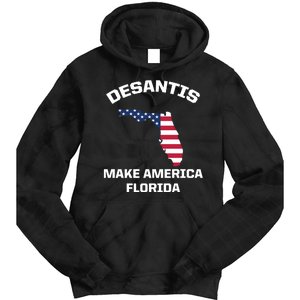 Desantis Make America Florida USA Tie Dye Hoodie