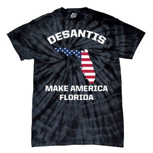 Desantis Make America Florida USA Tie-Dye T-Shirt