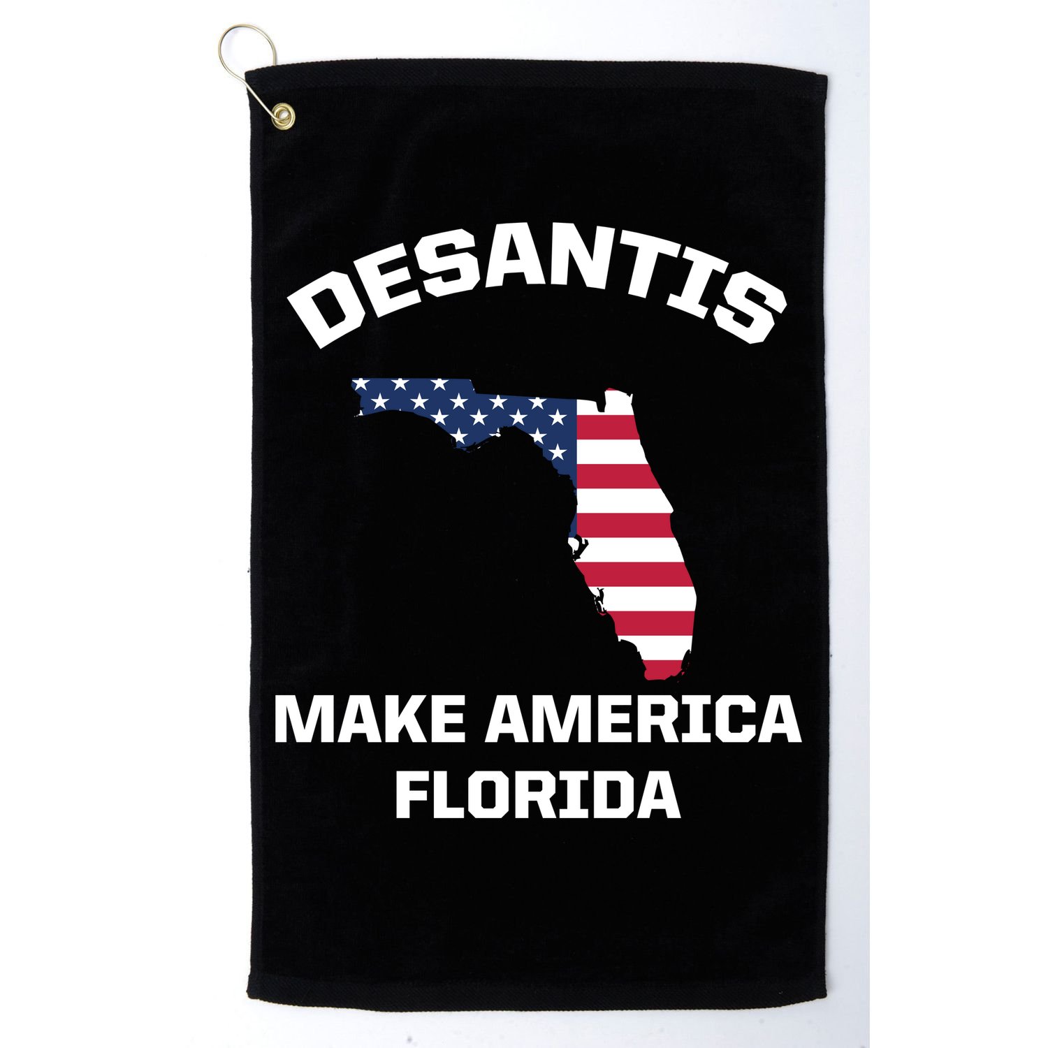 Desantis Make America Florida USA Golf Towel