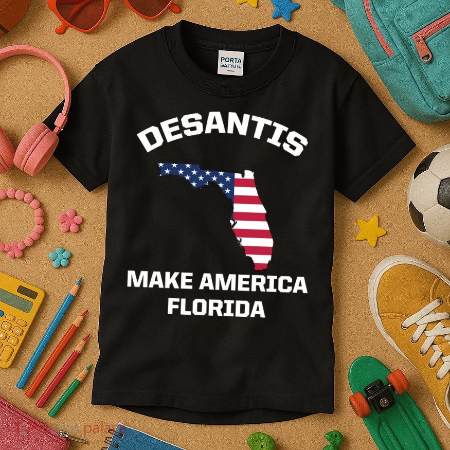 Desantis Make America Florida USA Kids T-Shirt